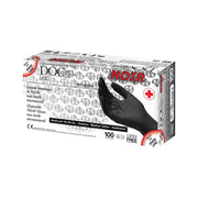 Guanto Nitrile Non Sterile Superficie Microruvida No Talco Colore Nero Taglia Large 100 Pezzi-4