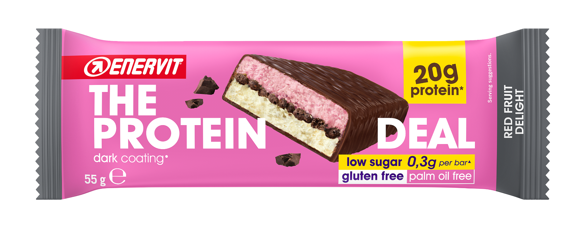 Enervit The Protein Deal Protein Bar Red Fruit 55g-2