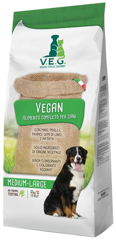Marpet Vegan Dog Cibo Secco Per Cani Taglia Medium Large Sacco 1,5Kg-2