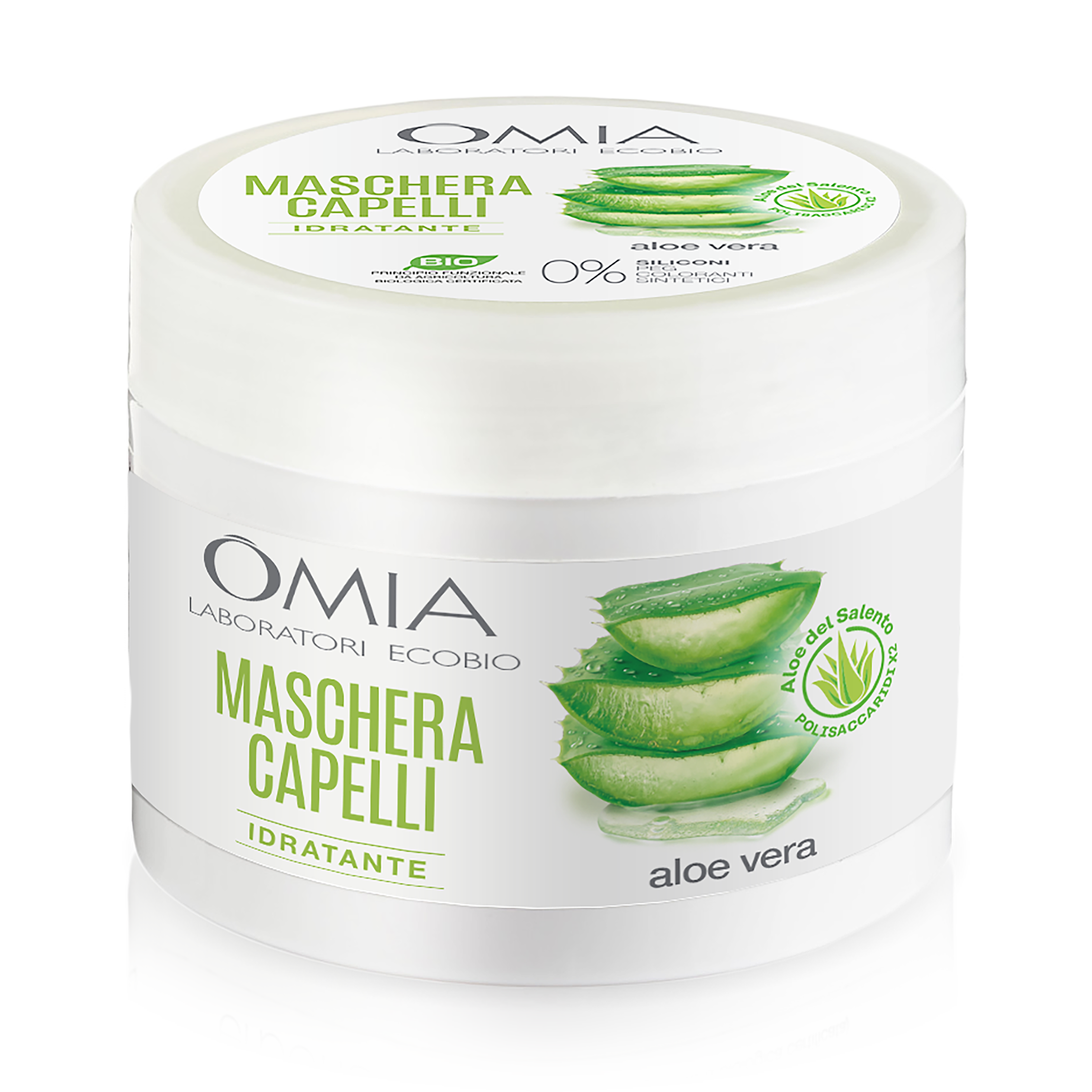 Omia Maschera Capelli Erboristica Aloe Vera 250ml  - 2