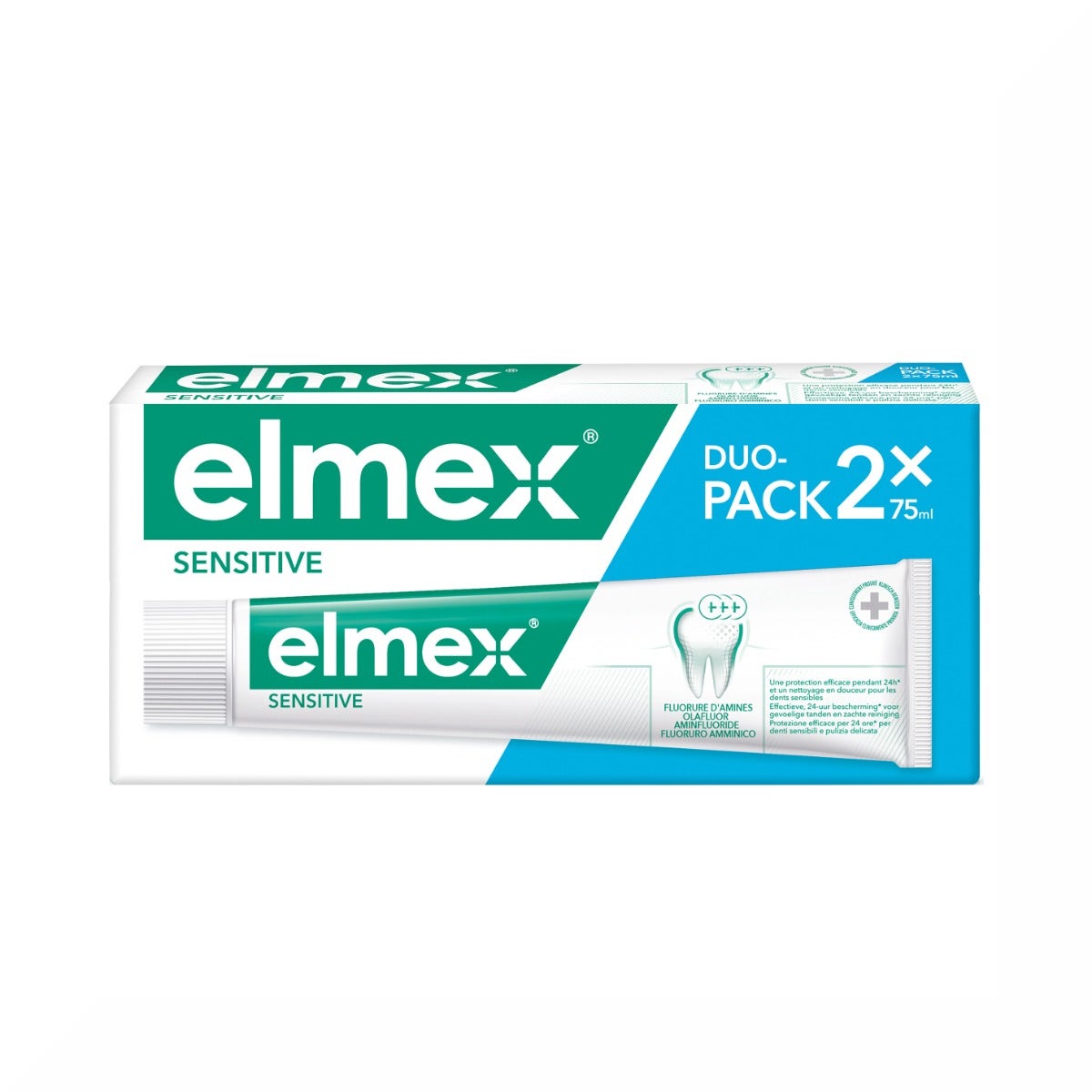 Elmex Dentifricio Sensitive Denti Sensibili 2x75ml-1