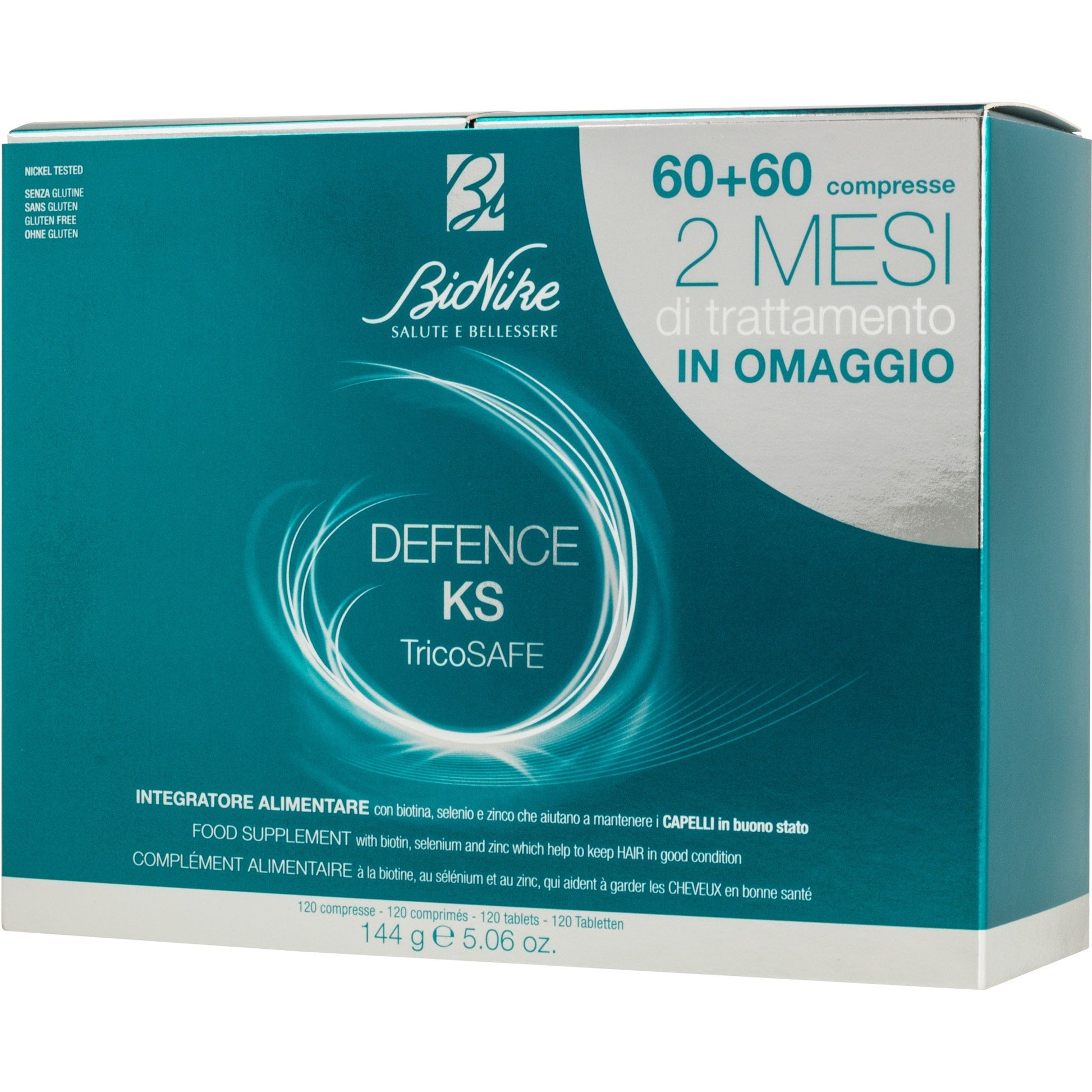 Bionike Defence Ks Tricofase Bipack 60+60 Compresse - 1