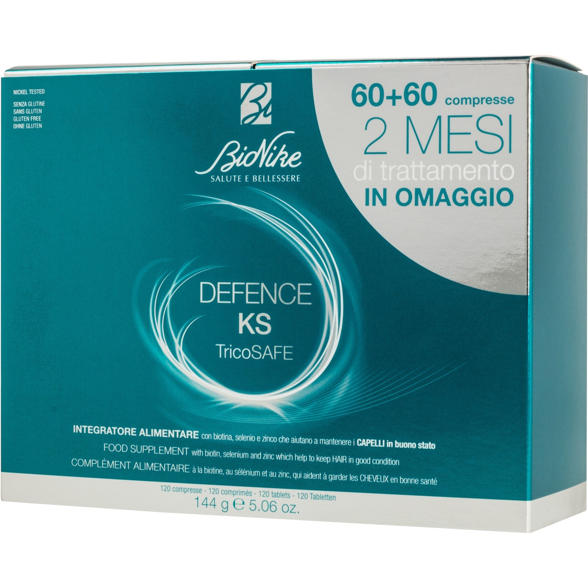 Bionike Defence Ks Tricofase Bipack 60+60 Compresse - 1
