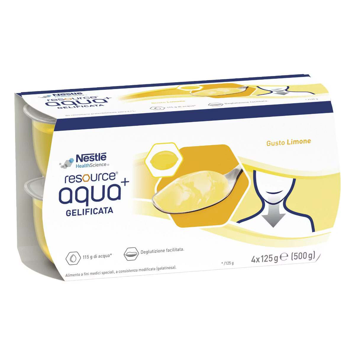 Resource Aqua Bevanda Gelificata Limone 4x125g-2