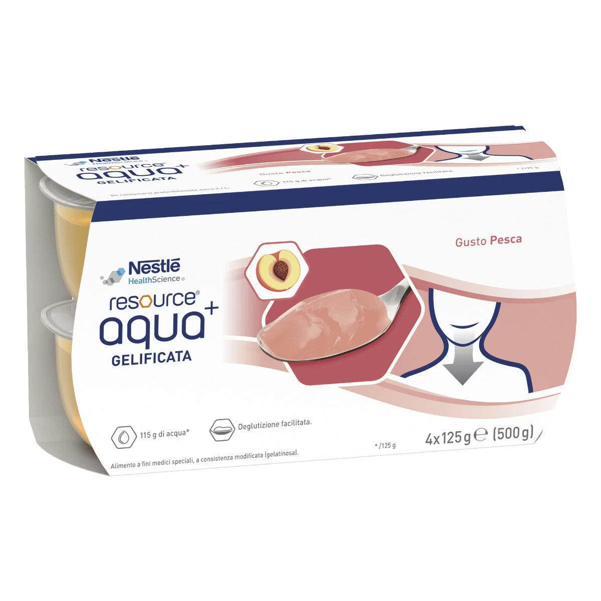 Acqua Gelificata Resource Aqua+ Pesca 4x125g  - 1