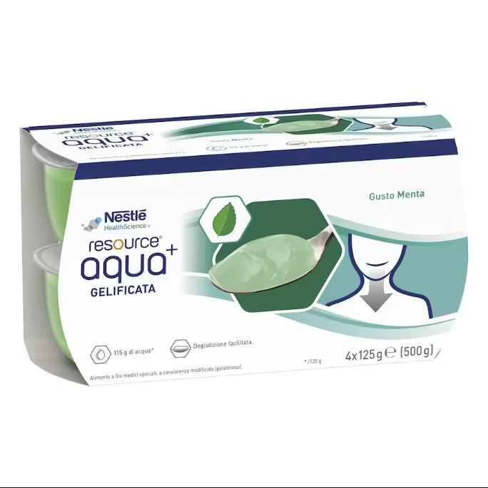 Resource Aqua Gelificata Menta 4x125g - 1