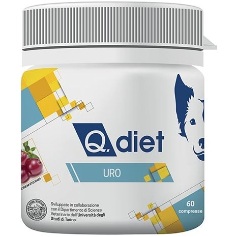 Q Diet Uro Alimento Complementare Cani 60 Capsule-2