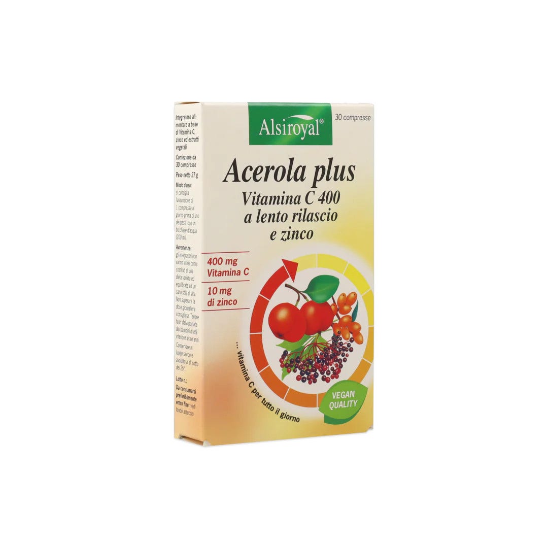 Acerola Plus Vitamina C 400 30 Compresse-4