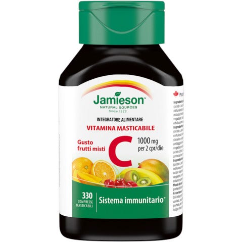Jamieson Vitamina C 1000 Frutti Misti 330 Compresse Masticabili  - 1
