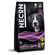 Necon Zero Grain Puppy E Junior Crocchette Pesce E Piselli Per Cani Cuccioli Sacco 12kg-2