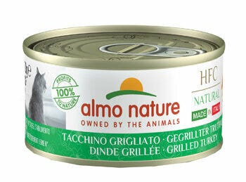 Almo Nature HFC Natural Cibo Umido Tacchino Grigliato Per Gatti Adulti Lattina 70g-1
