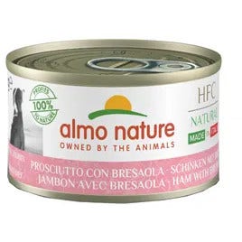 Almo Nature HFC Dog Natural Cibo Umido Prosciutto Con Bresaola Per Cani Adulti Lattina 95g-3