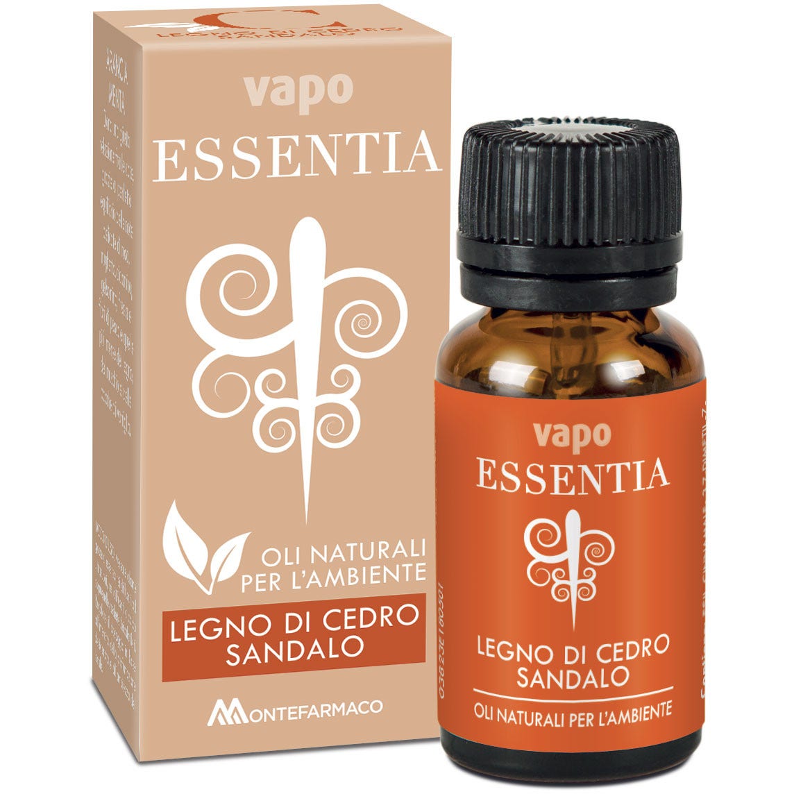 Vapo Essentia Legno Di Cedro Sandalo Olio Essenziale 10ml - 1