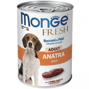 Monge Fresh Adult Anatra Cibo Umido per Cani Adulti 400g-1