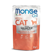 Monge Grill Kitten Ricco in Salmone Cibo Umido Per Gatti Cuccioli 85g-2