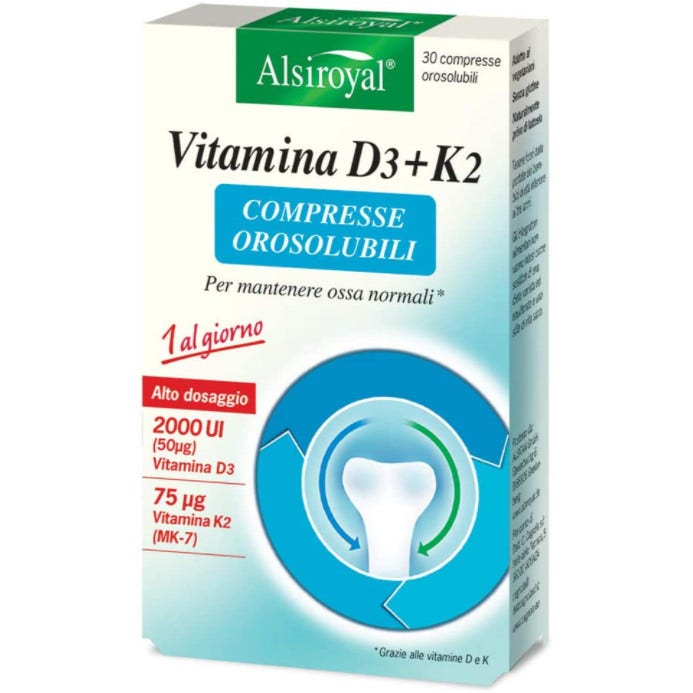 Vitamina D3 + K2 30 Compresse Orosolubili   - 1