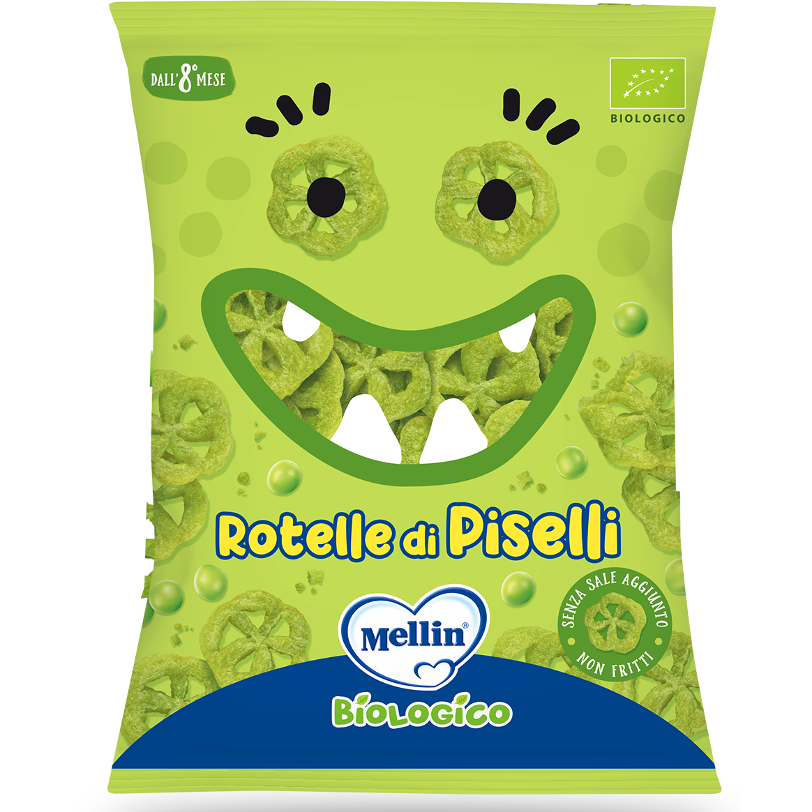Mellin Snack Rotelle Di Piselli 20g  - 2