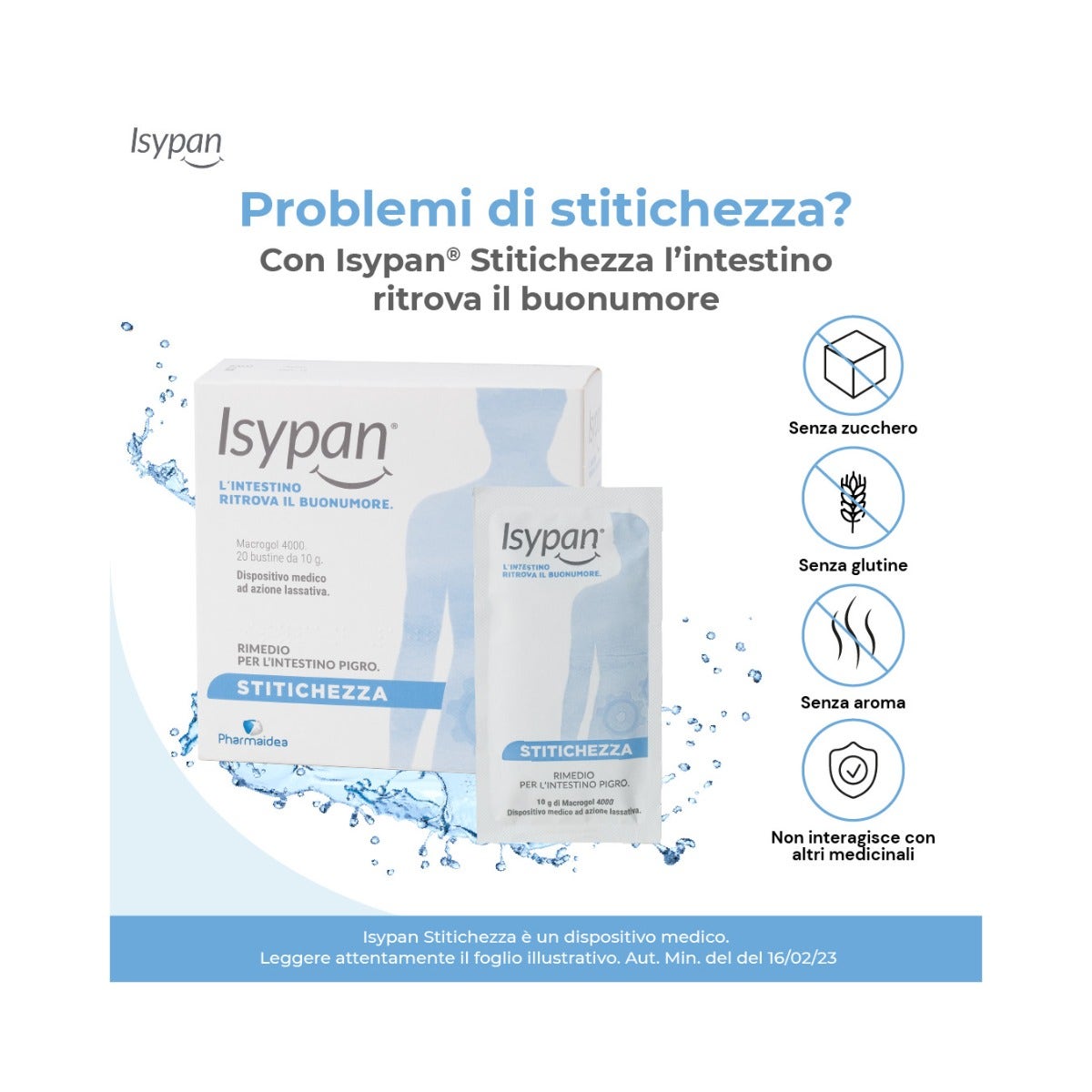 Isypan Stitichezza Macrogol 4000 20 Bustine 10g-7