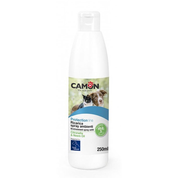 Camon Protection Ricarica Spray Ambiente Citronella Neem Cane/Gatto 250ml  - 2