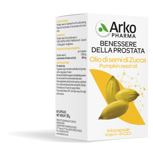 Arkocapsule Olio Di Semi Di Zucca Bio 60 Capsule  - 1