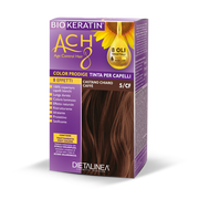 Biokeratin ACH 8 Kit Tinta Per Capelli 5/CF Castano Chiaro Caffè-1