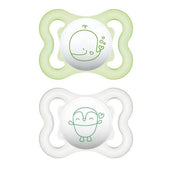 Mam Air Succhietto 2-6 Mesi Silicone Doppio Neutro-1