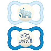 Mam Air Night Set Succhietto In Silicone Per Bambini 6 Mesi+ Fantasia Assortita-1
