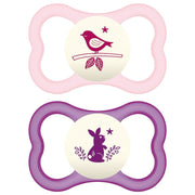 Mam Air Night Set Succhietto In Silicone Per Bambine 6 Mesi+ Fantasia Assortita-1
