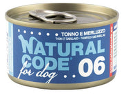Natural Code 06 Tonno E Merluzzo Cani Adulti Lattina 90g-1