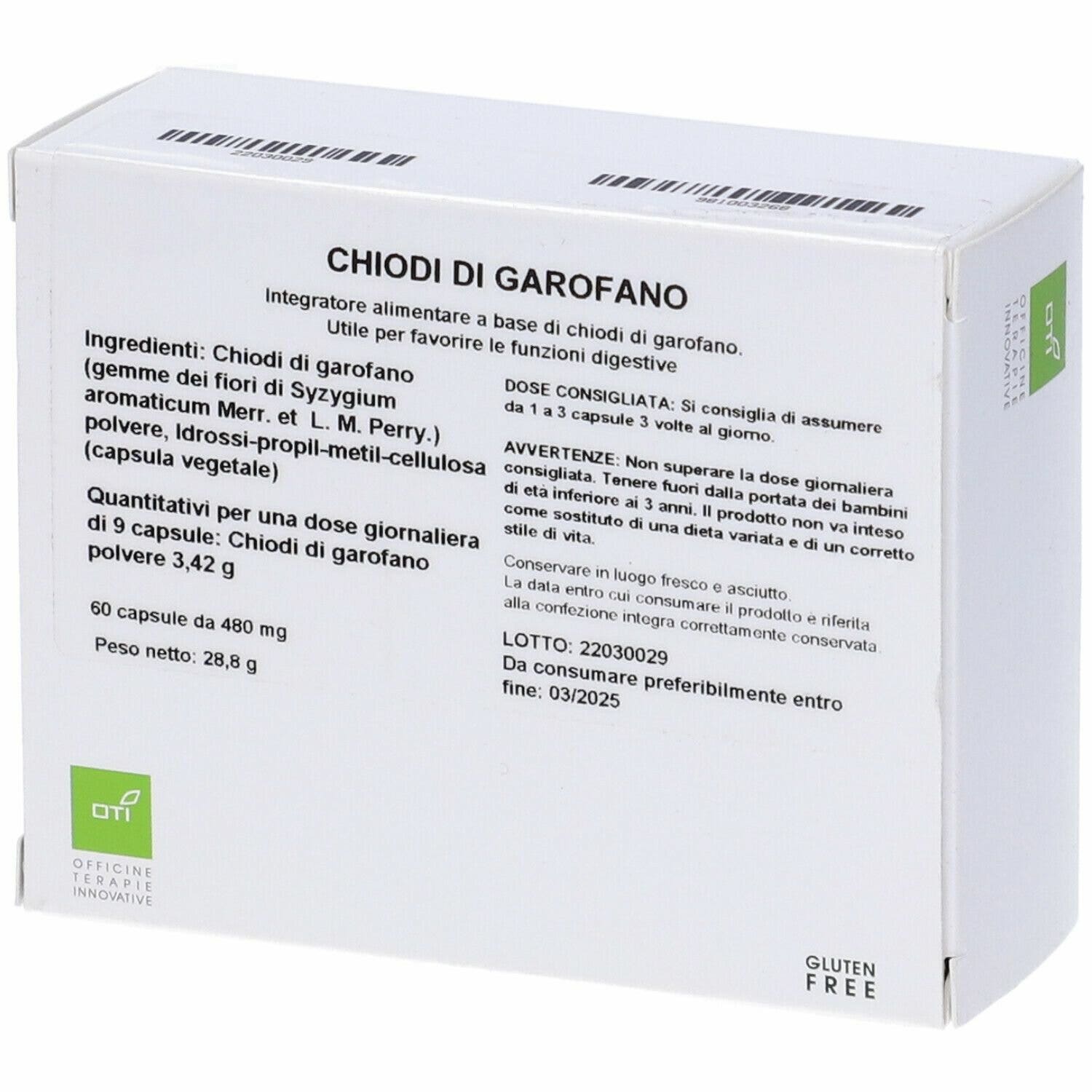 Oti Chiodi Di Garofano 60 Capsule-1
