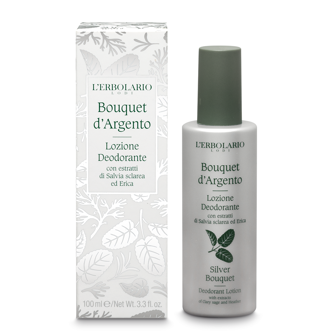 L'Erbolario Bouquet d'Argento Lozione Deodorante Corpo 100ml-1