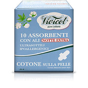 Vivicot Puro Cotone Assorbenti Notte Con Ali 10 Pezzi-6