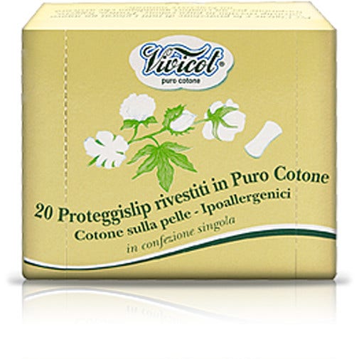 Vivicot Puro Cotone Salvaslip Ripiegato 20 Pezzi-2
