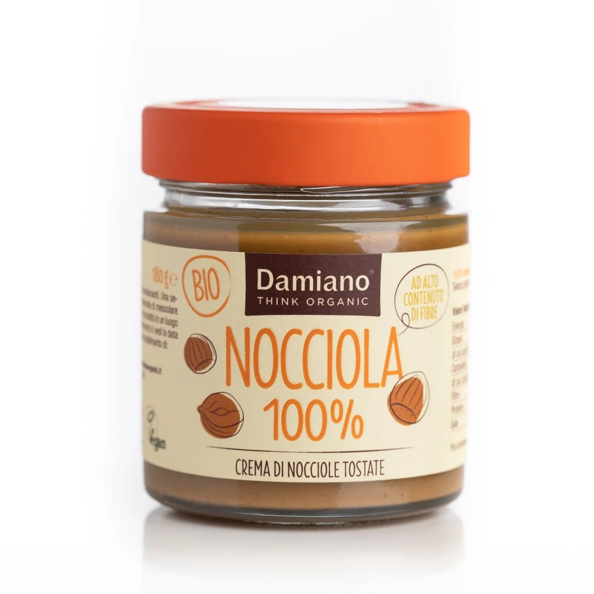Damiano Crema Alle Nocciole Tostate Bio 180g-5