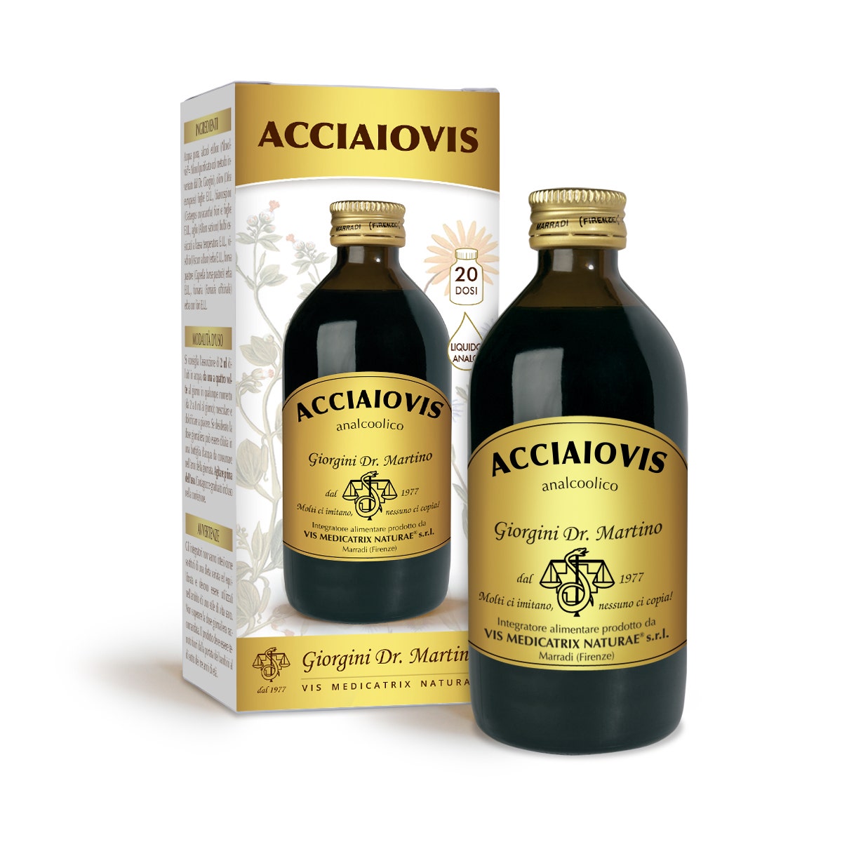 Dr Giorgini Acciaiovis Liquido Analcoolico 200ml-2