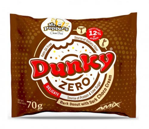 Dunky Zero Dark Donut Con Crema Al Cioccolato 70g-1