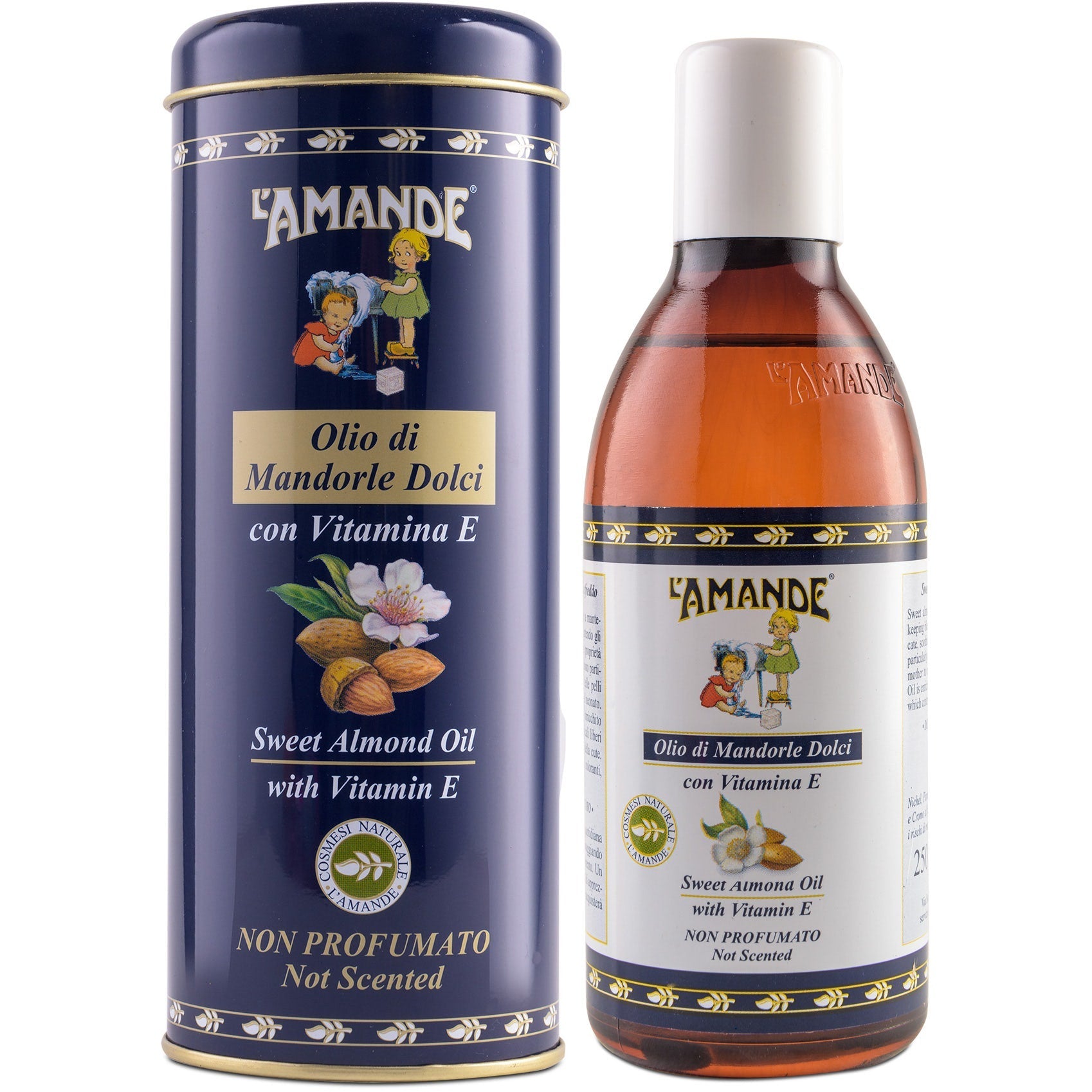 L'Amande Marseille Boite Olio Mandorle Non Profumato 250ml-2
