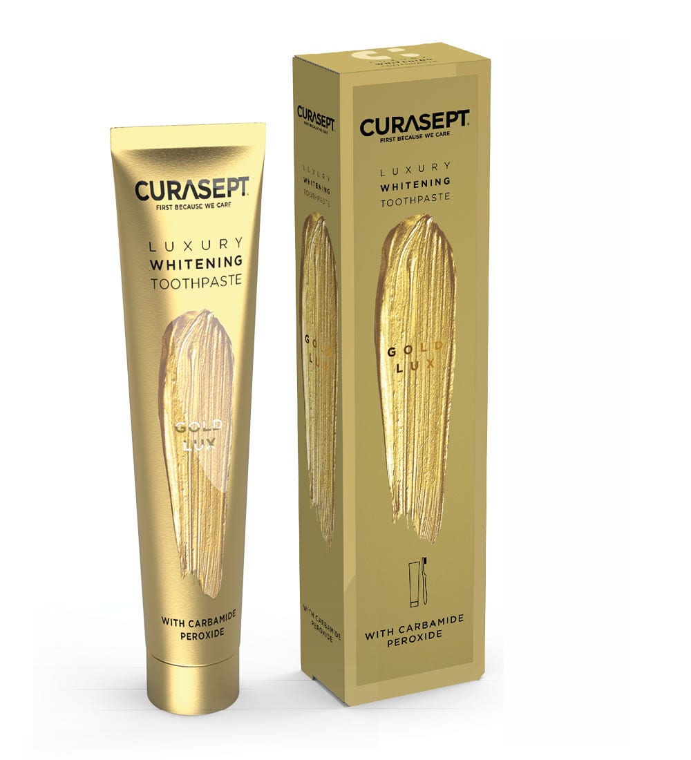 Curasept Gold Luxury White Dentifircio 75ml-1