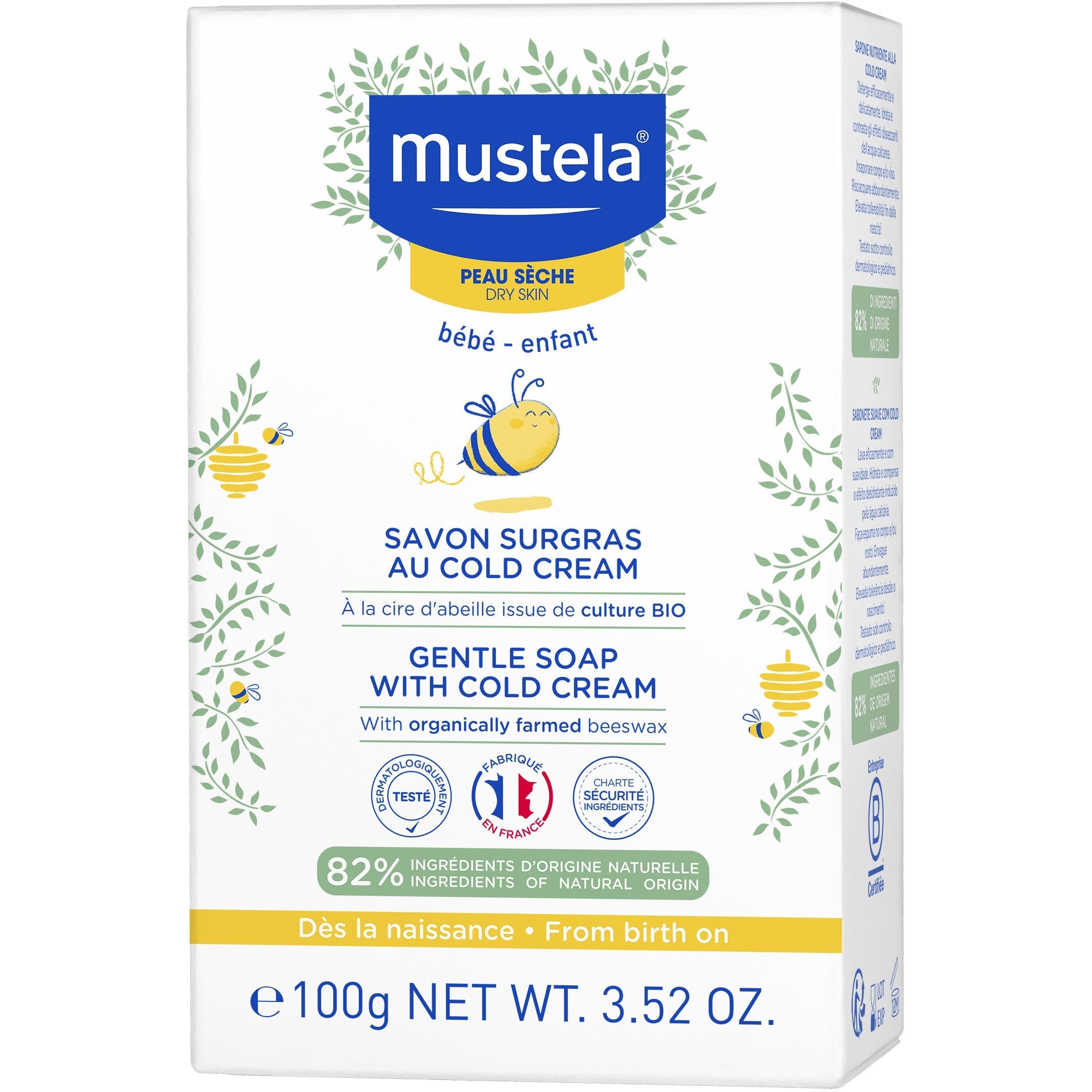 Mustela Sapone Nutriente Pelle Secca 100g  - 2