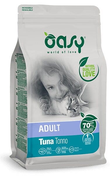 Oasy Lifestage Adult Tonno Cibo Secco Per Gatti 7,5kg-1
