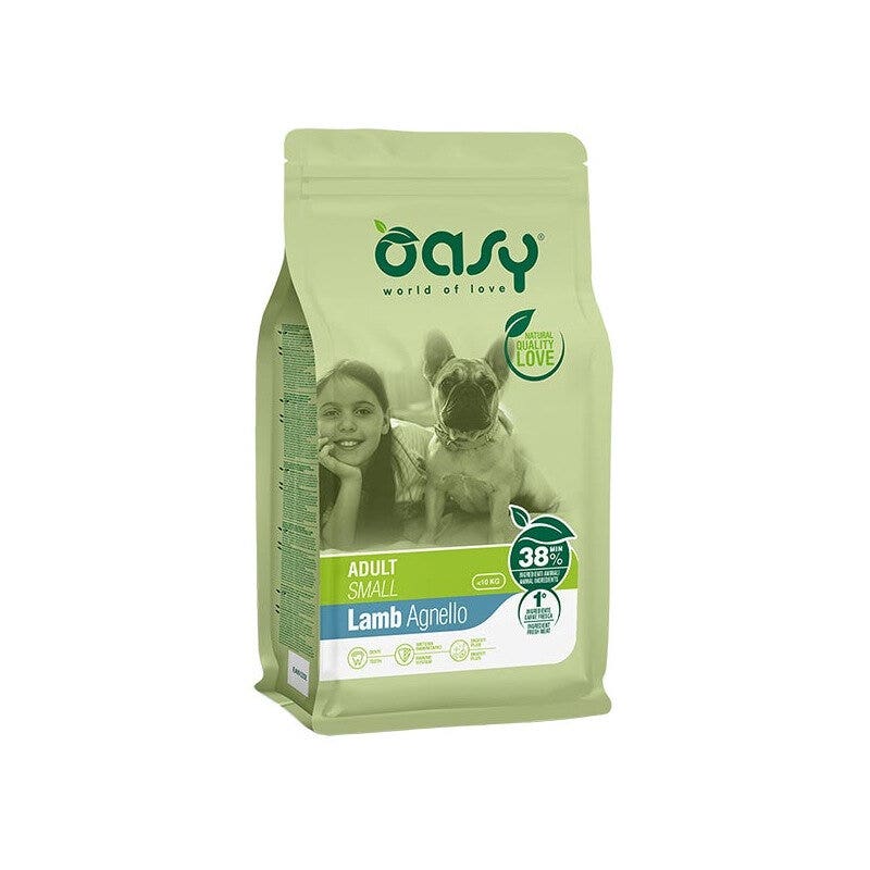 Oasy Adult Small Con Agnello Per Cani Adulti 1kg-1