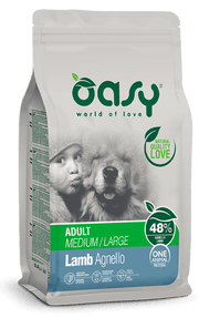 Oasy Dry Monoproteico Cane Adult Medium Large Agnello 12kg-1