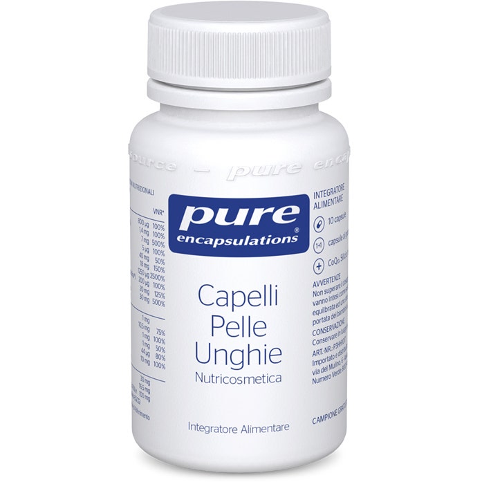 Pure Encapsulations Capelli Pelle Unghie 30 Capsule  - 2