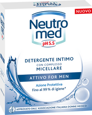 Neutromed Detergente Intimo Attivo For Men pH 5.5 200ml  - 2
