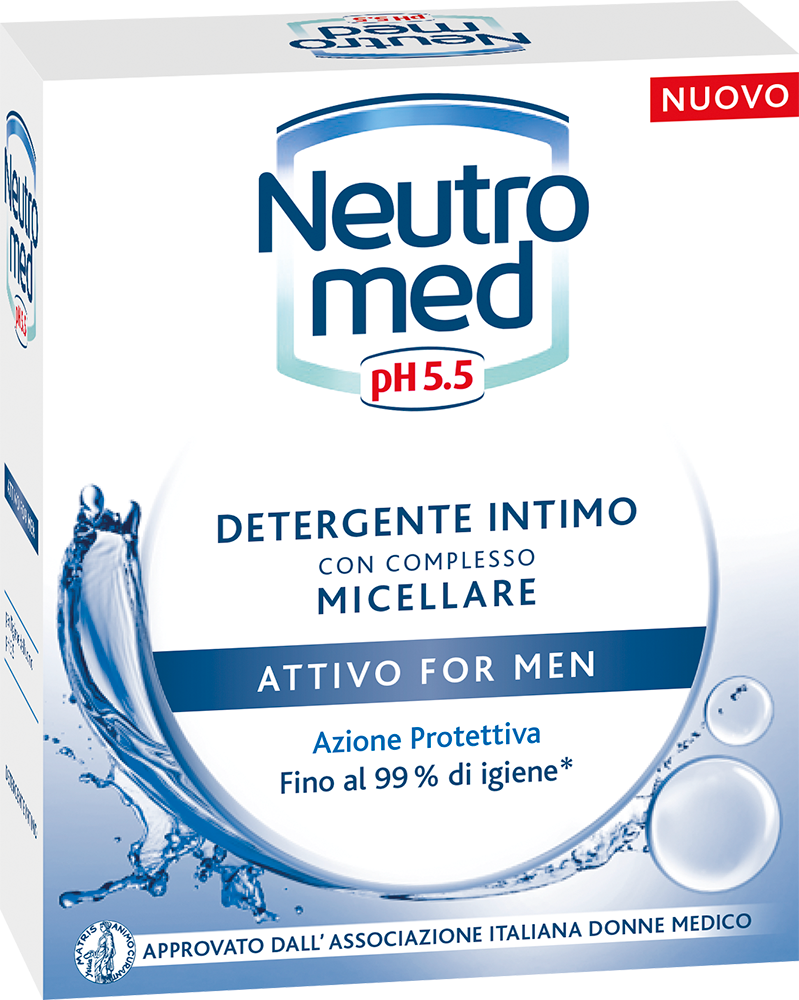 Neutromed Detergente Intimo Attivo For Men pH 5.5 200ml  - 2