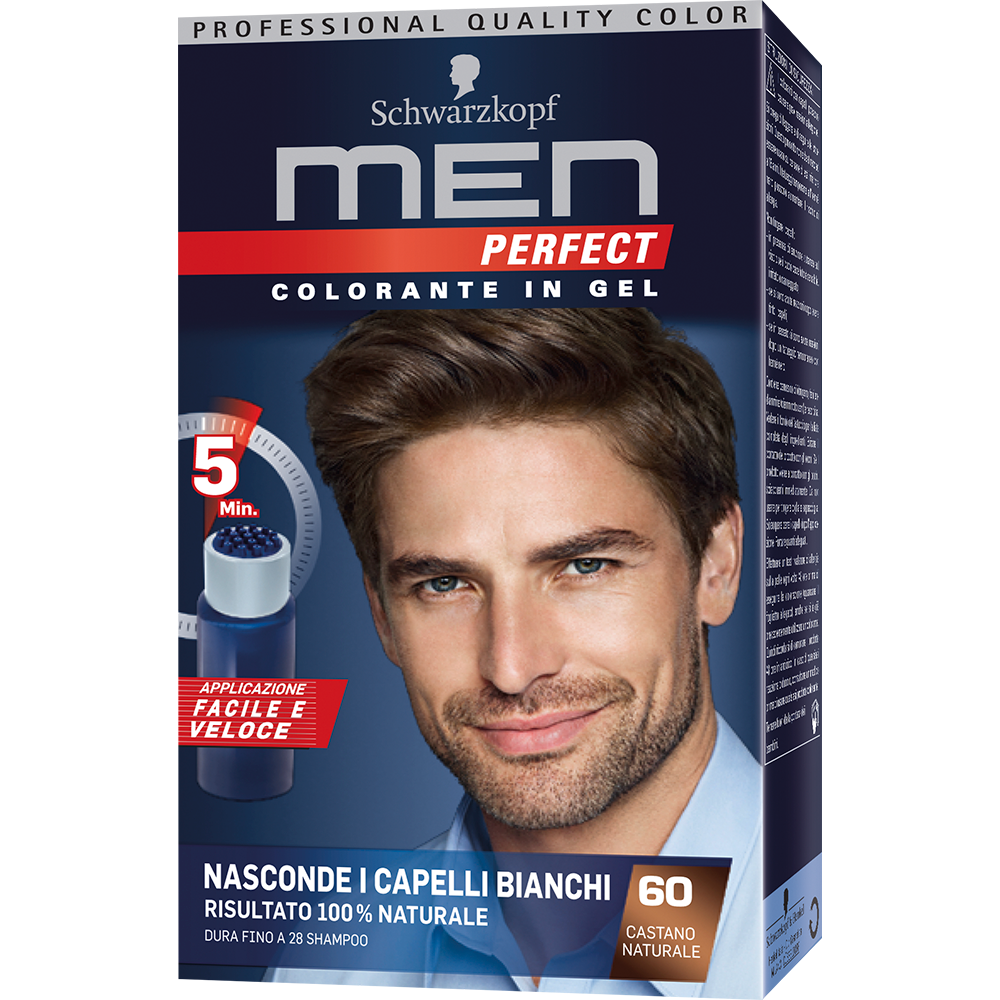Schwarzkopf Men Perfect Colorante In Gel 60 Castano   - 2