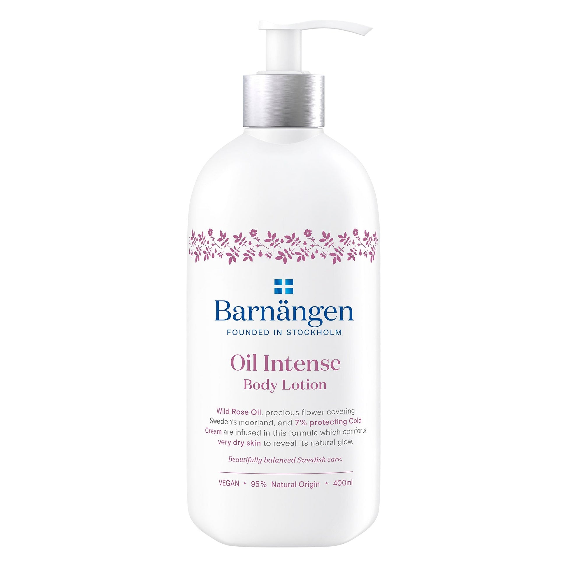 Barnangen Body Lotion Oil Intense Con Olio Di Rosa Selvatica 400ml  - 2