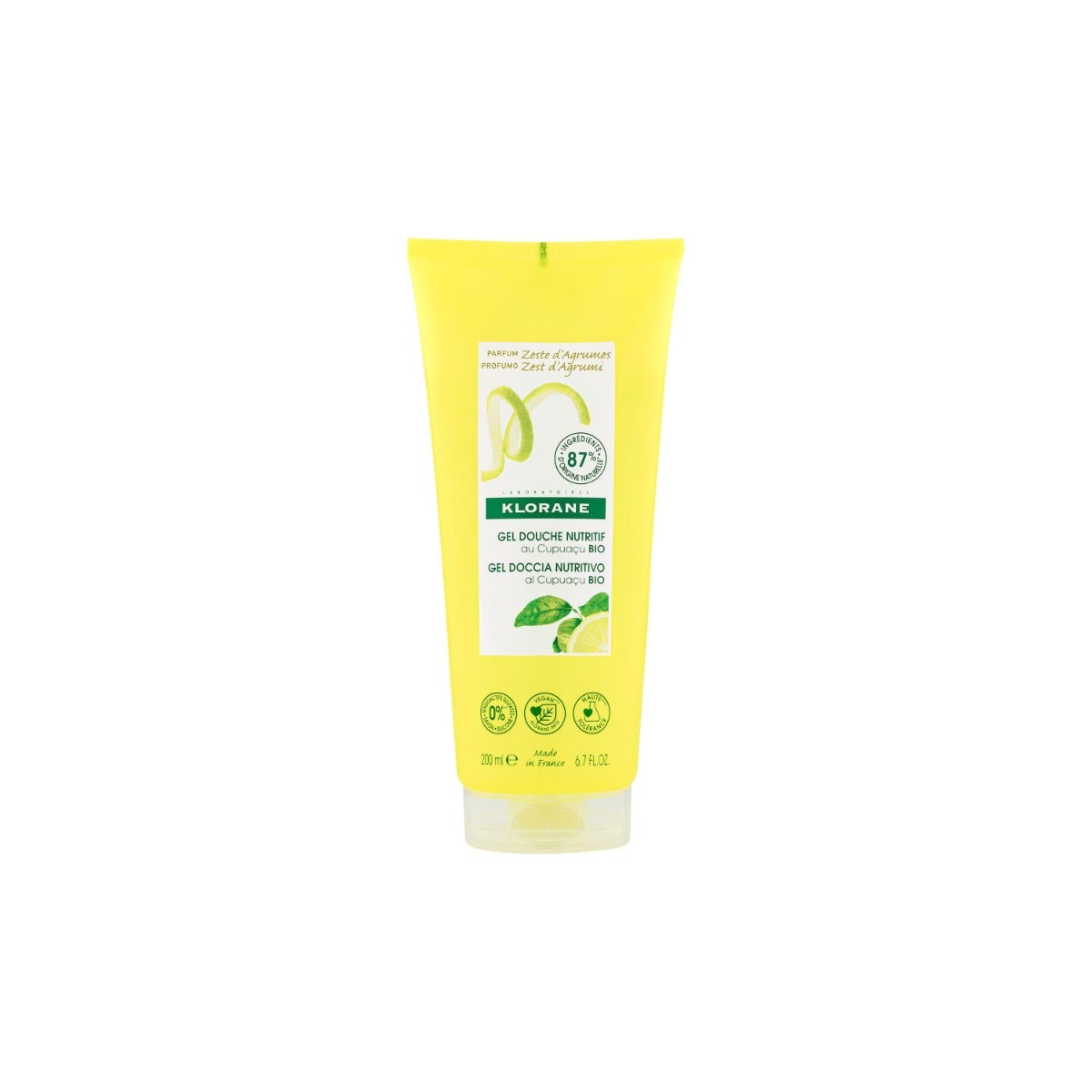 Klorane Gel Doccia Zest D'Agrumi 200ml-3