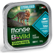 Monge B Wild Grain Free Tonno Con Ortaggi Cibo Umido Per Gatti Sterilizzati 100g-3
