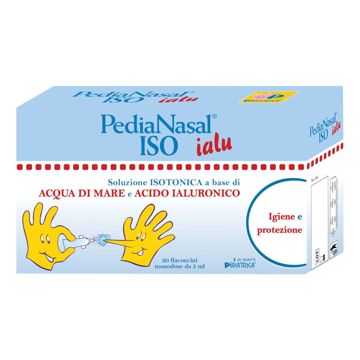 Pedianasal Iso Ialu Soluzione Isotonica 20 Flaconcini-1